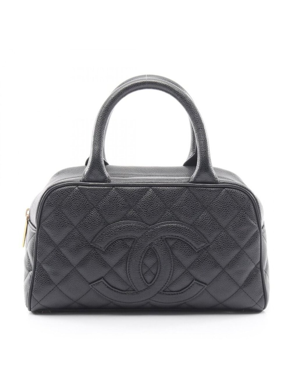 Chanel Handbag Quilted Black Tree CC Logo